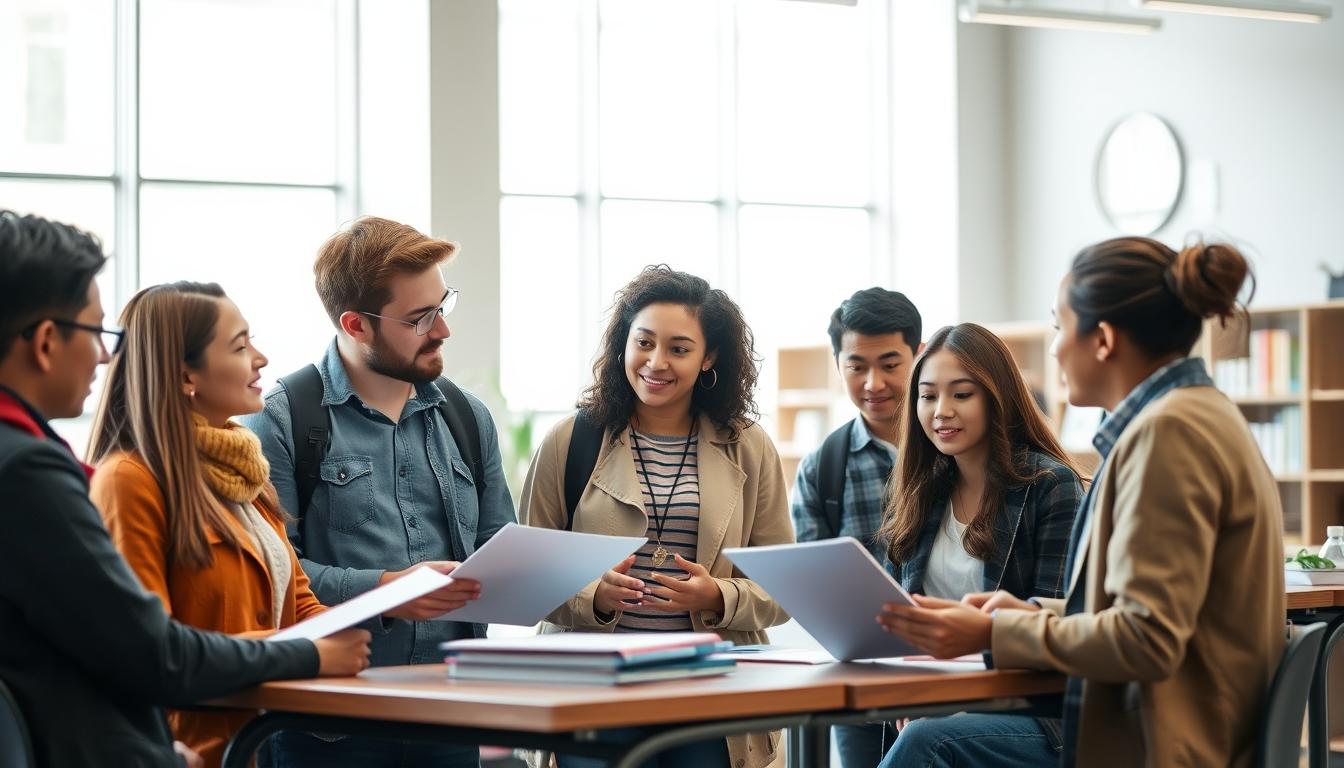 Student using online courses for flexible education